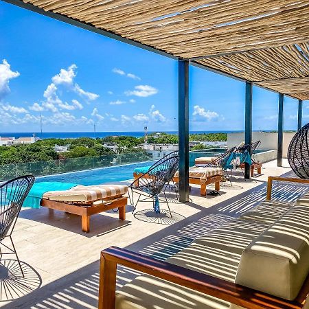 Big Studio At Kaab By The Beach With Roof Top Pool, Sauna And Jacuzzi Near Paseo Del Carmen Mall Плая дел Кармен Екстериор снимка