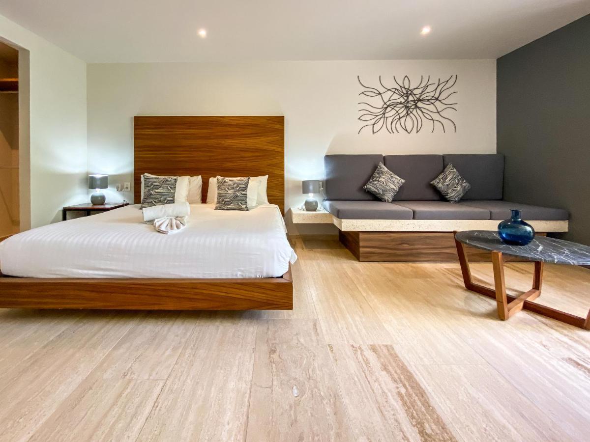 Big Studio At Kaab By The Beach With Roof Top Pool, Sauna And Jacuzzi Near Paseo Del Carmen Mall Плая дел Кармен Екстериор снимка