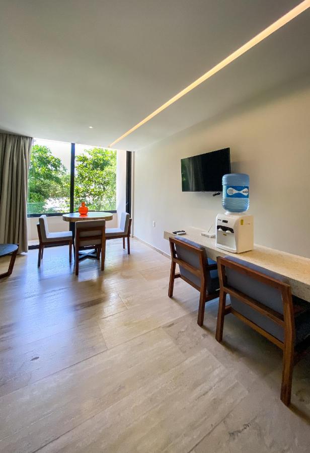 Big Studio At Kaab By The Beach With Roof Top Pool, Sauna And Jacuzzi Near Paseo Del Carmen Mall Плая дел Кармен Екстериор снимка